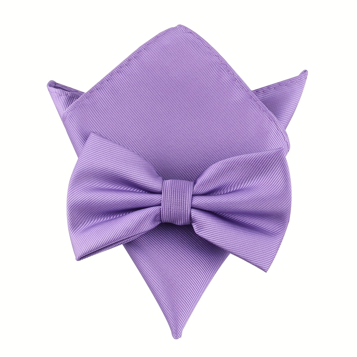 E-shop 2er-Set Fliege, Taschentuch, Champagner, Rosa, Lilienfarben Verstellbare Fliege, Taschentuch-Set, Geeignet für Hochzeit, Party, Freizeitkleidung