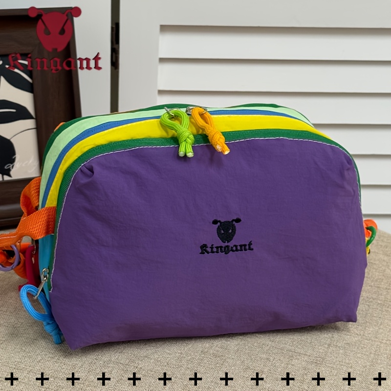 TEMU [Bolso de para Mujer] Bolso Bandolera Casual de Nylon de Gran Capacidad, Adecuado para Viajes y Vacaciones, Viajes de Negocios y Empresariales,