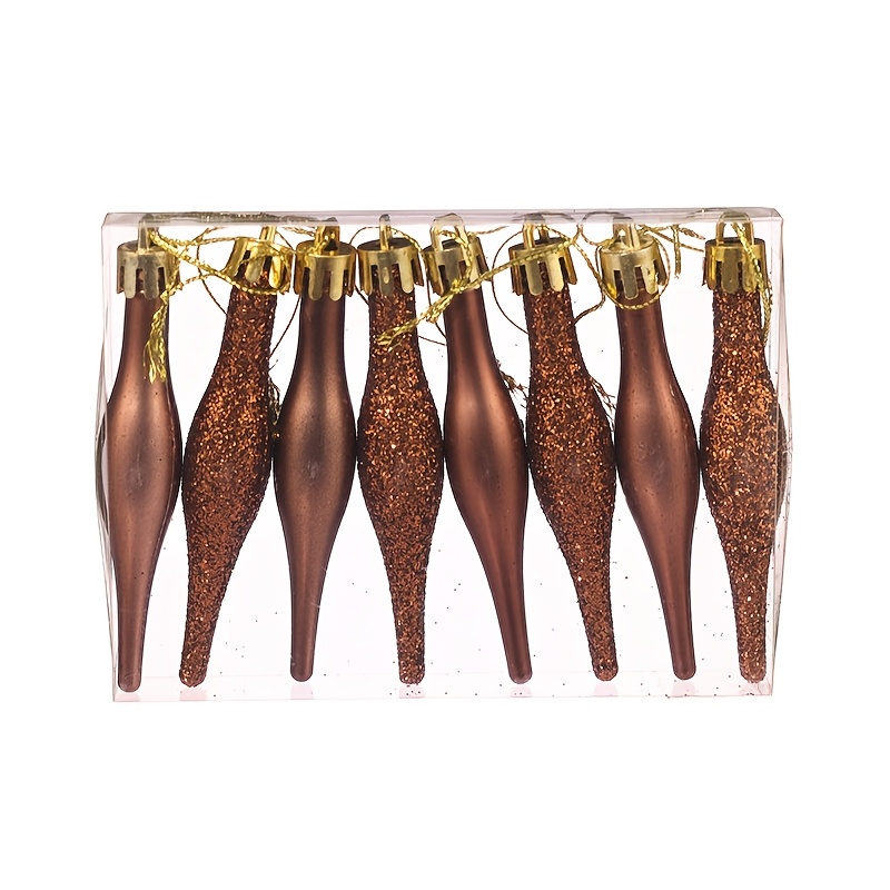 TEMU 9cm 8pcs Tree Toppers Party Decorations Christmas Gifts Home Decoration Christmas Tree Hanging Decorations Christmas Ornaments Halloween