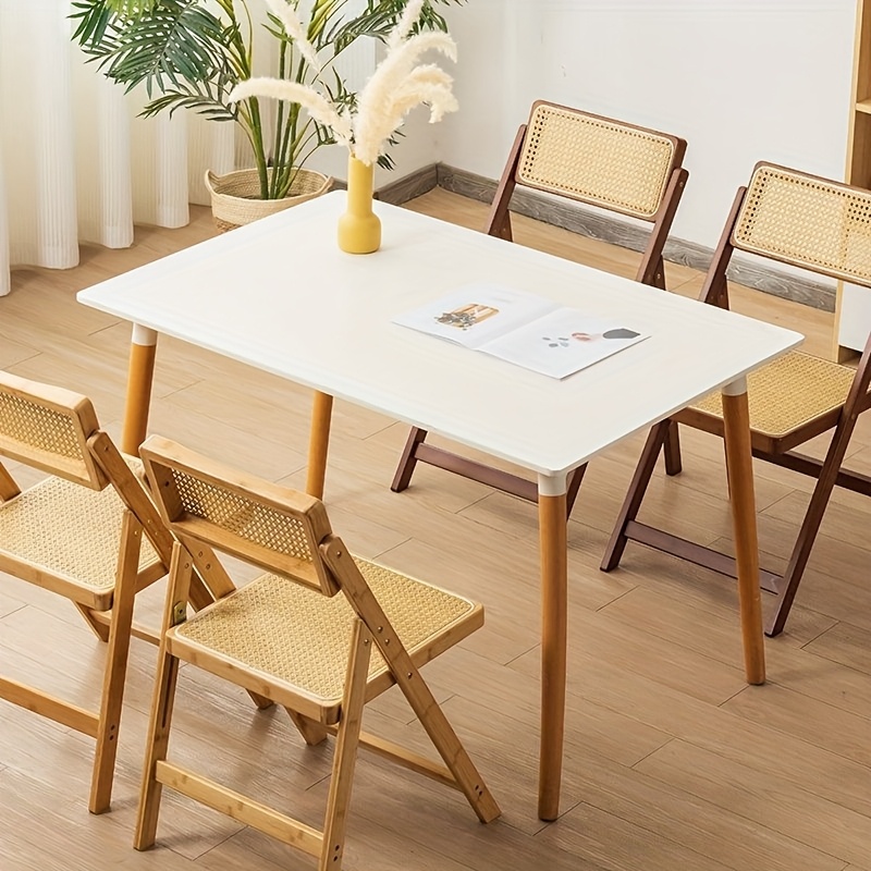 2 Sillas Plegables de Bambú Modernas - Estructura de Madera de Bambú Resistente, Sillas Portátiles y Ligeras Adecuadas para Uso en Interiores/Exteriores, Diseño Ahorrador de Espacio, Fácil de Plegar/Desplegar, No Requiere Montaje, Ideales para Hogar, Jardín, Oficina - Capacidad de Peso 149,69 KG