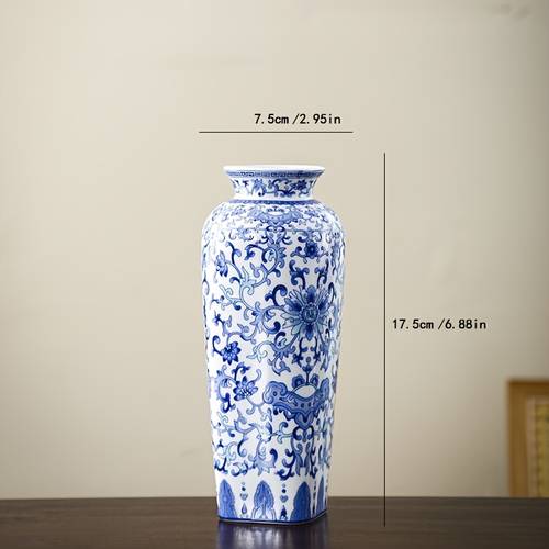 chinese white ceramic vase handcrafted cylindrical decorative vase for hydroponic plants decor for living room entryway coffee table centerpiece flower vases home decor entryway centerpiece durable pottery gift vintage style pottery interior designers
