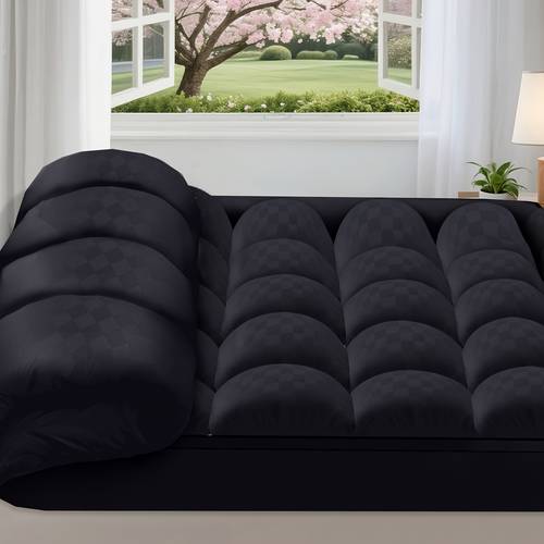 cooling mattress topper extra thick mattress pad pillow top mattress cover quilted fitted mattress protector cotton top stretches up 8 21 deep pocket for bedroom