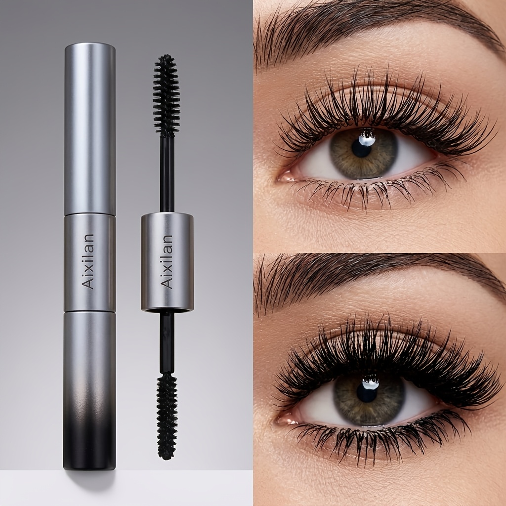 TEMU Ax -holiday Gifts-gift For Girls-1pc And 2pcs-dual-effect Mascara Lengthening, Volumizing And Curling Multi-effect Mascara. And Long-lasting