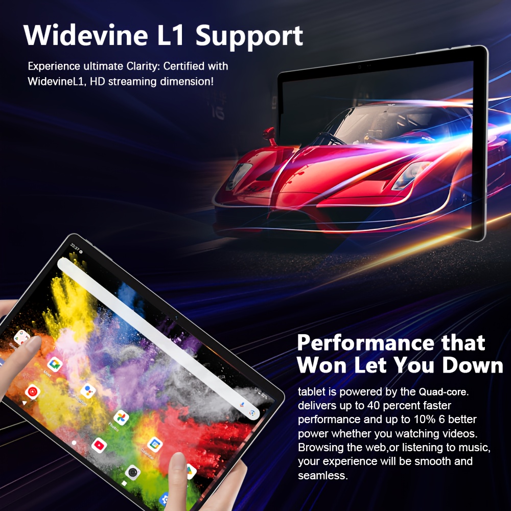 CRELANDER 2025 NEW Android Tablet with a 10.1 Inch IPS Touch Screen, 2-In-1 Design Including a Protective Case, Optional Keyboard, Mouse, And Stylus. It Features 12GB RAM (4GB + 8GB Expandable) And 128GB Storage, Supporting a 1TB TF Card, Tablet