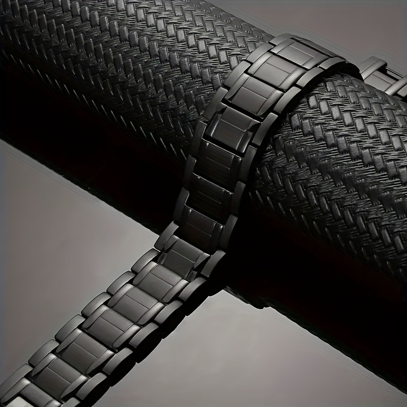 Men's Magnetic Stainless Steel Bracelet, 3X Strength Design