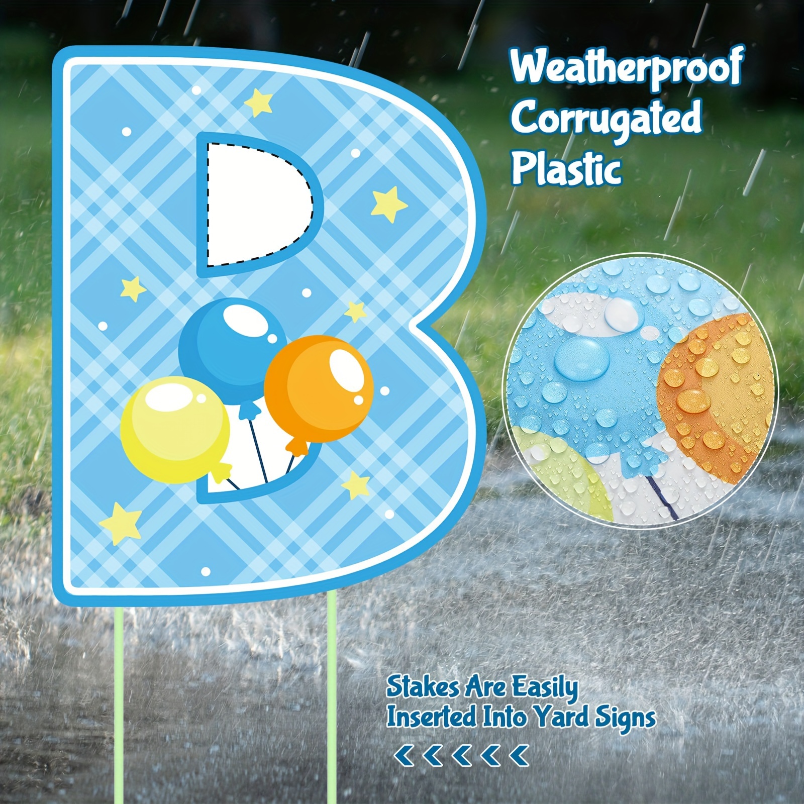 Gender Reveal Party Decorations Yard Signs Stakes Boy Girl Temu