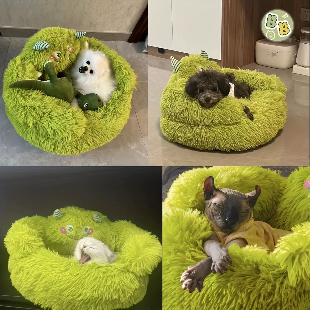   soft plush pp   house condo   non assembled pet bed for cats small dogs     indoor nest
