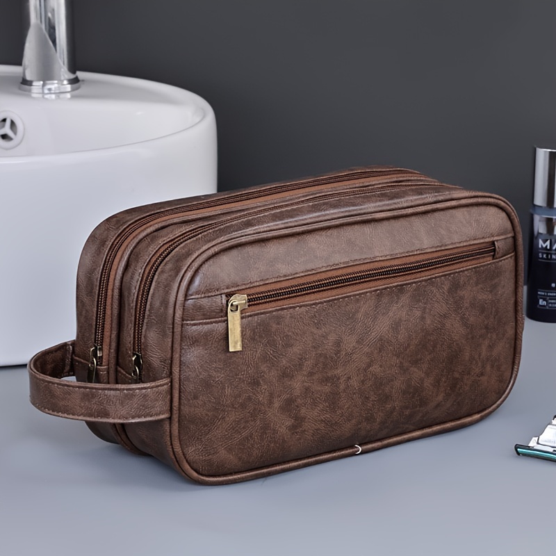 Image of Men's Toiletry Bag, Sports Business Travel Toiletry Bag Casual Men's Handbag
