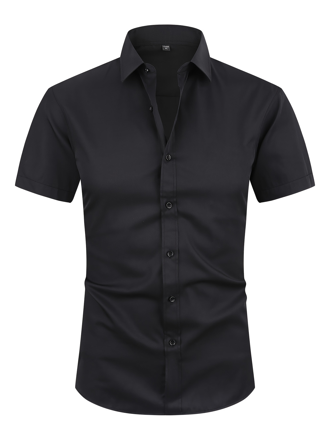 Mens Dress Shirts Black Dress Shirts for Men Men's Summer Cotton