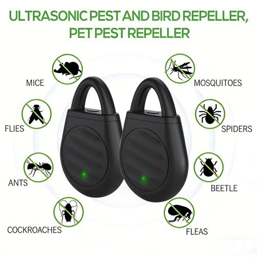 2 4 portable electronic insect repellent universal insect repellent for humans and pets essential for care hang on pet collars place in pet nests hang on keychains hang on bags hang in cars suitable for pets walking