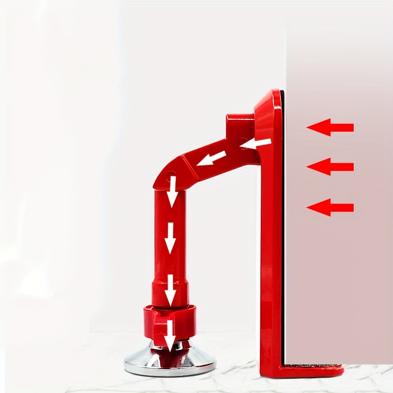 1pc   heavy duty anti theft door lock with   theft deterrent alarm   under door compatible with   doors security lock for   travel womens safety device   security indicator   metal Product details 2