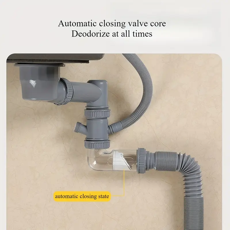 Kit De Vidange D'évier Universel Avec Deux Tuyaux De Vidange Rapide Compatible Avec Plusieurs Modeles Facile A Installer 97254007 Kit De Vidange D'évier Universel Avec Deux Tuyaux De Vidange Rapide Compatible Avec Plusieurs Modeles Facile A Installer 97254007