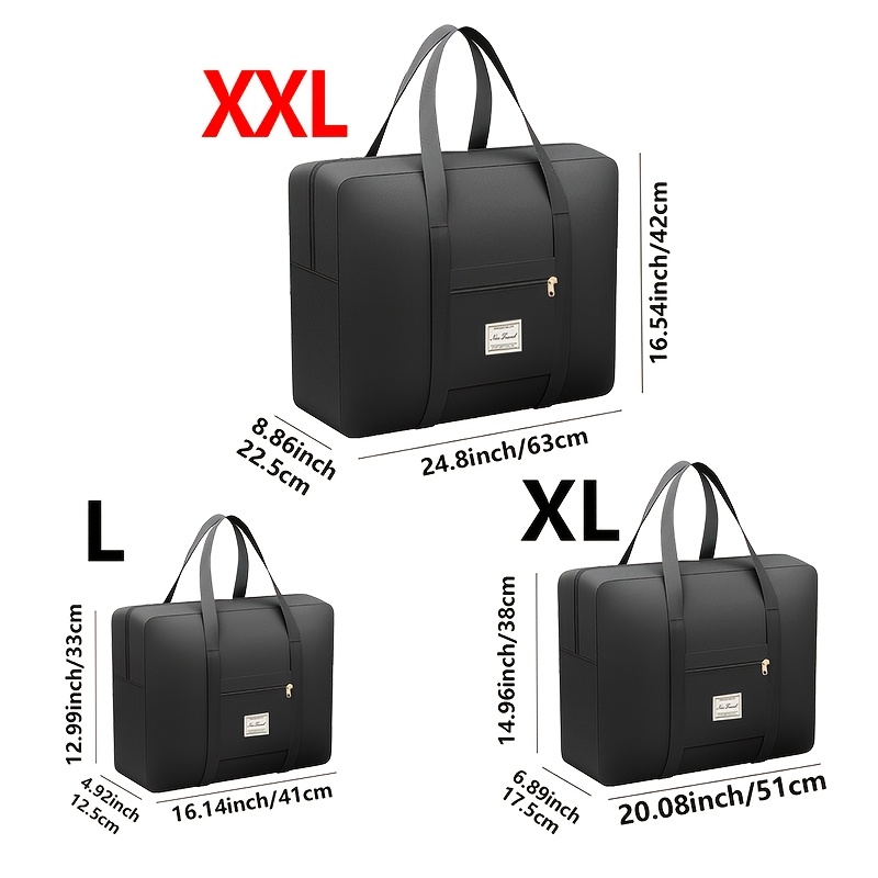 1pc Multi Functional Luggage, Large Capacity Storage Bag, Foldable Portable Clothing Storage Box, Storage Bag, And Zippered Handbag
