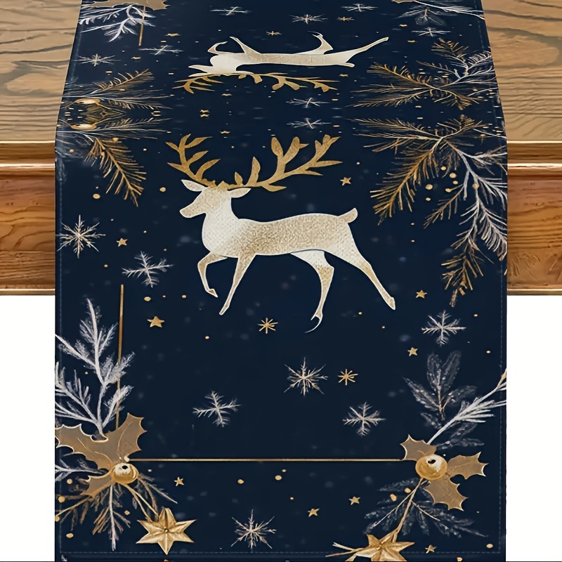 

1pc Jit Christmas Table , And , Rectangular Decor For And