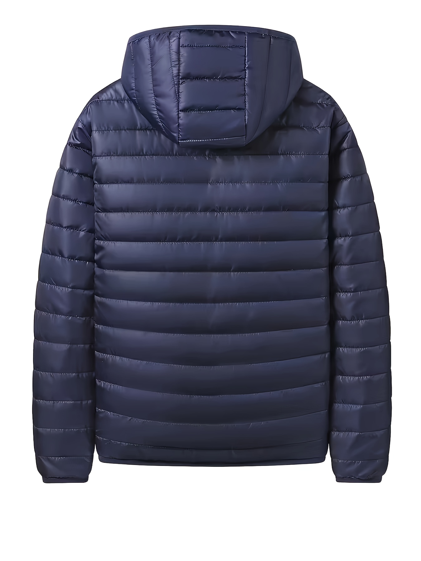 New Men'S Hooded Jacket, Thick And Warm Outerwear, Suitable for Outdoor Sports, Climbing, And Casual Wear in Winter. Features a Ribbed Design, Full Zipper Closure, And a Easy Yet Stylish Look