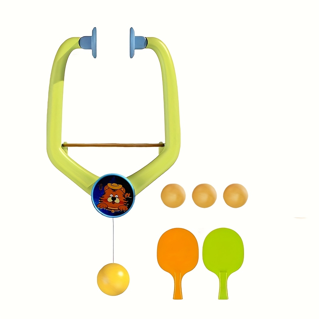 TEMU 6pcs Home Sports Table Tennis Trainer, Door Frame Hanging Table Tennis, , Increase , Enhance Exercise Eyesight, Unlimited Occasions Used, Does Not Take , Is A Good Gift!
