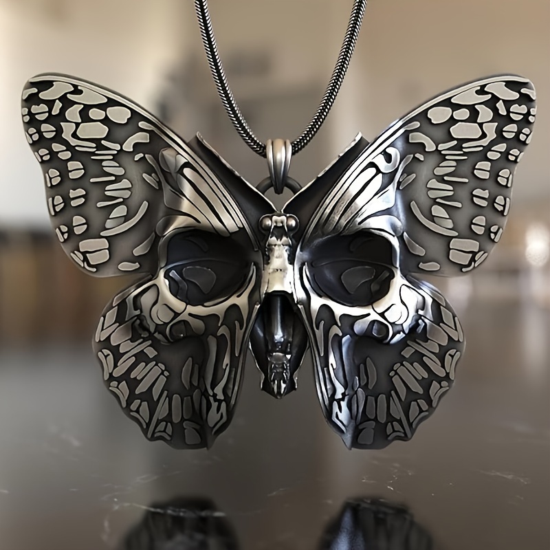 

And Skull Necklace, Punk Retro Gothic And Skull Necklace For Natural And Gothic Style Enthusiasts