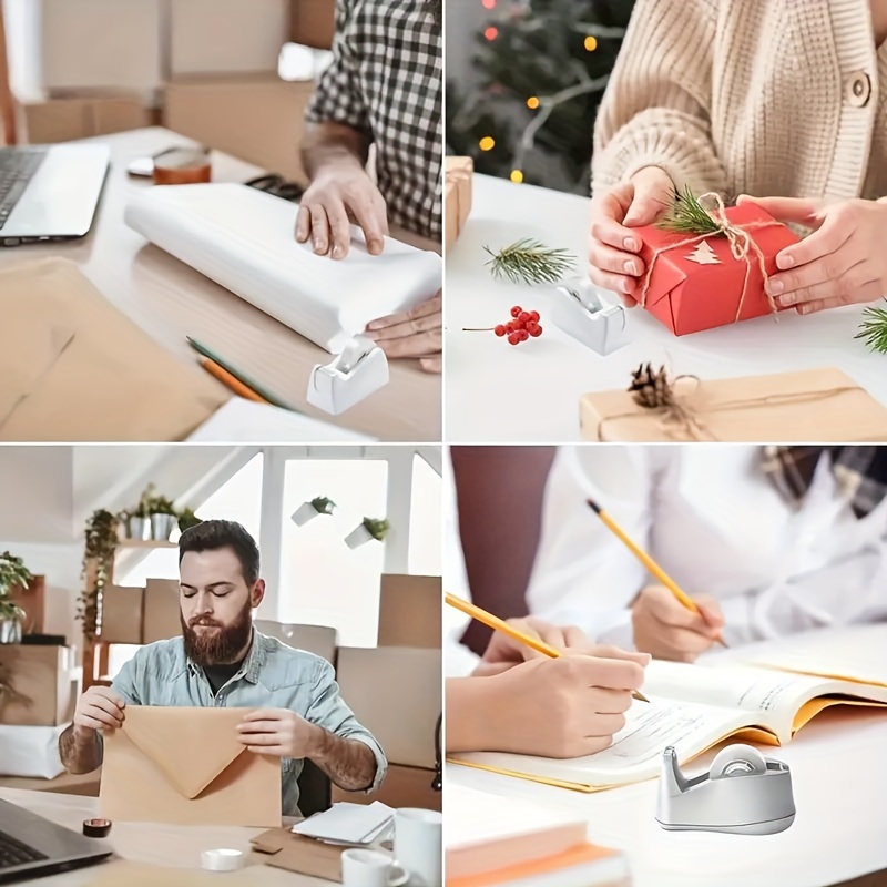 Premium Clear Transparent Tape - 6/8 Rolls, Soft Adhesive for Gift Wrapping & Office Use, Ideal for Crafts & Home Projects