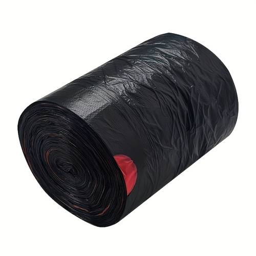 heavy duty drawstring trash bags thickened kitchen garbage bags with handles for home office use