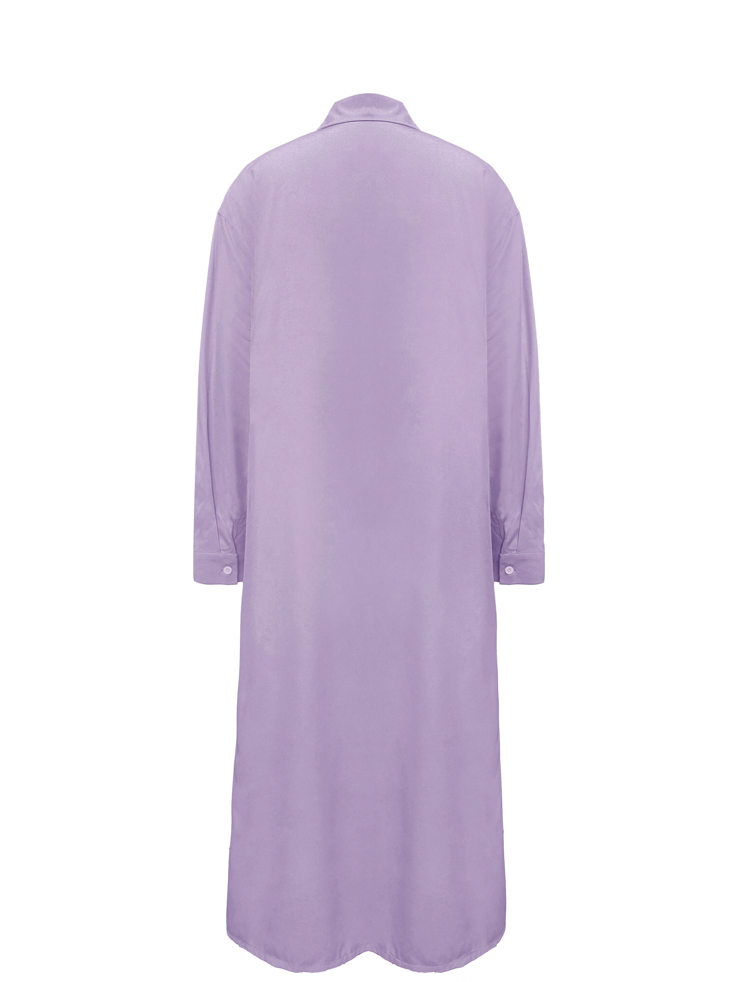 Buy Women Purple Solid Casual Dress Online - 793860