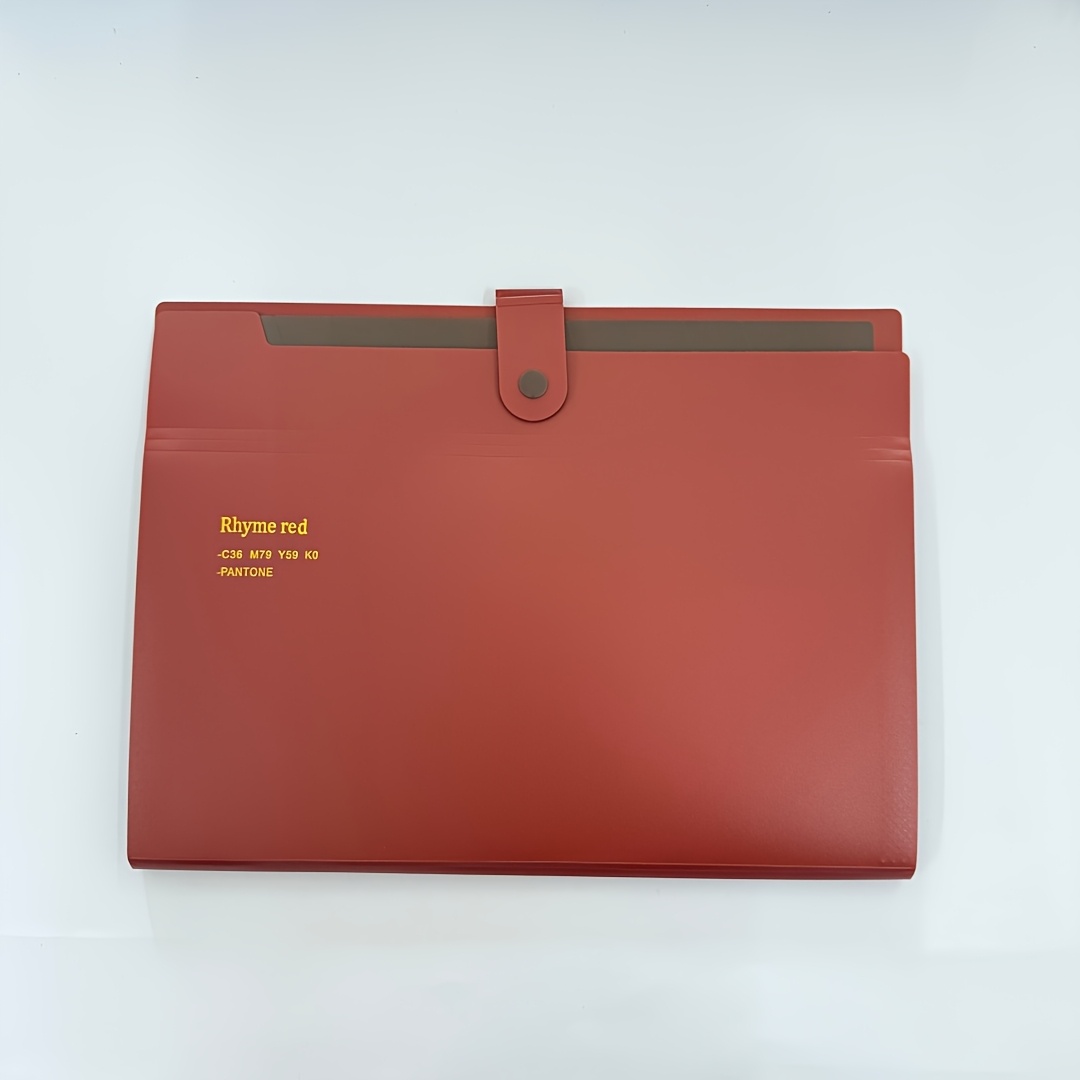 A4 Folder With 12 Pockets, Suitable For Convenient Storage And Organization Of Exam Papers And Other A4-sized Documents. Ideal For Family Files, School, And Office Organization