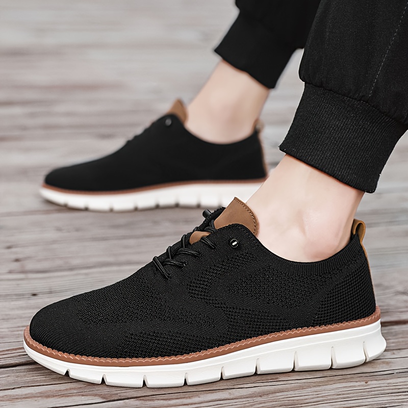 Men'S Trendy Knitted sneakers for Running, Lightweight And Breathable with a Soft Sole, Suitable for All Seasons, Easy And Stylish Men'S Footwear