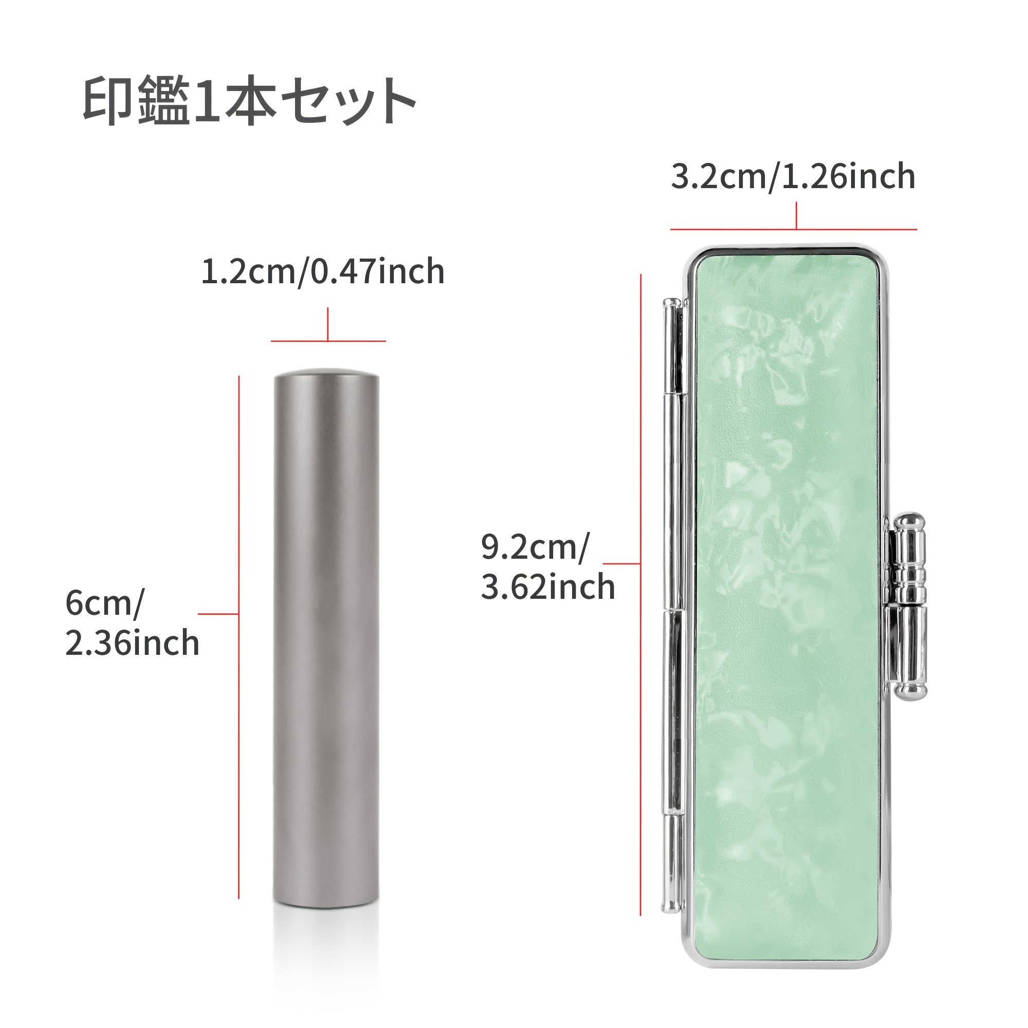 TEMU 【新商品】スタンプセット、シルバー、チタンスタンプ、小石の質感のスタンプボックス、、ギフト、丈夫