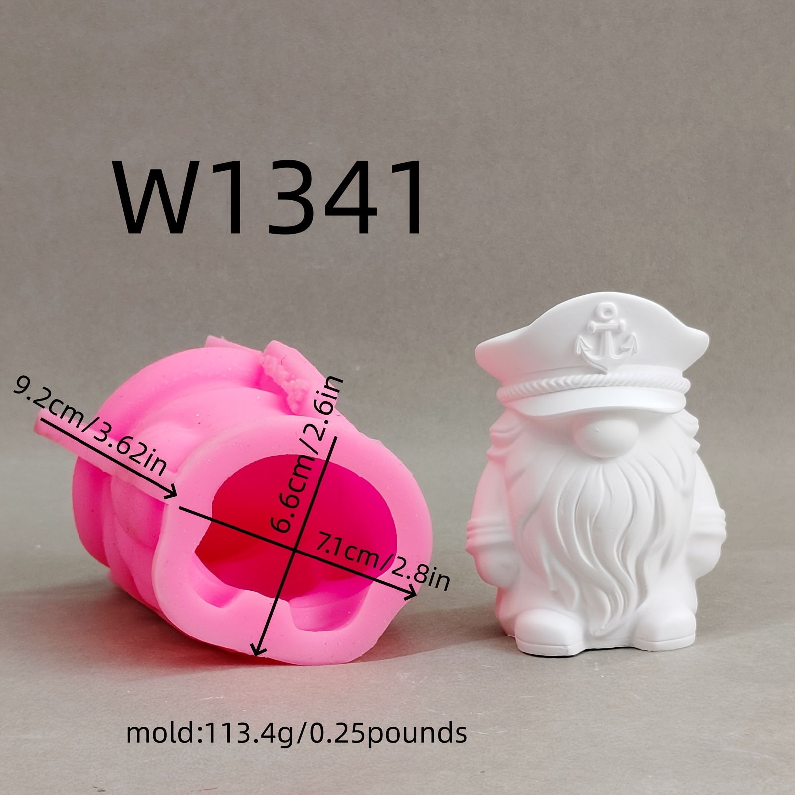 Image of Resin Silicone Mold Maritime Dwarf Combination 3d Decoration Silicone Mold Diy Candle Silicone Mold Gypsum Decoration Silicone Mold Silicone Mold Home Decoration Epoxy Resin Mold