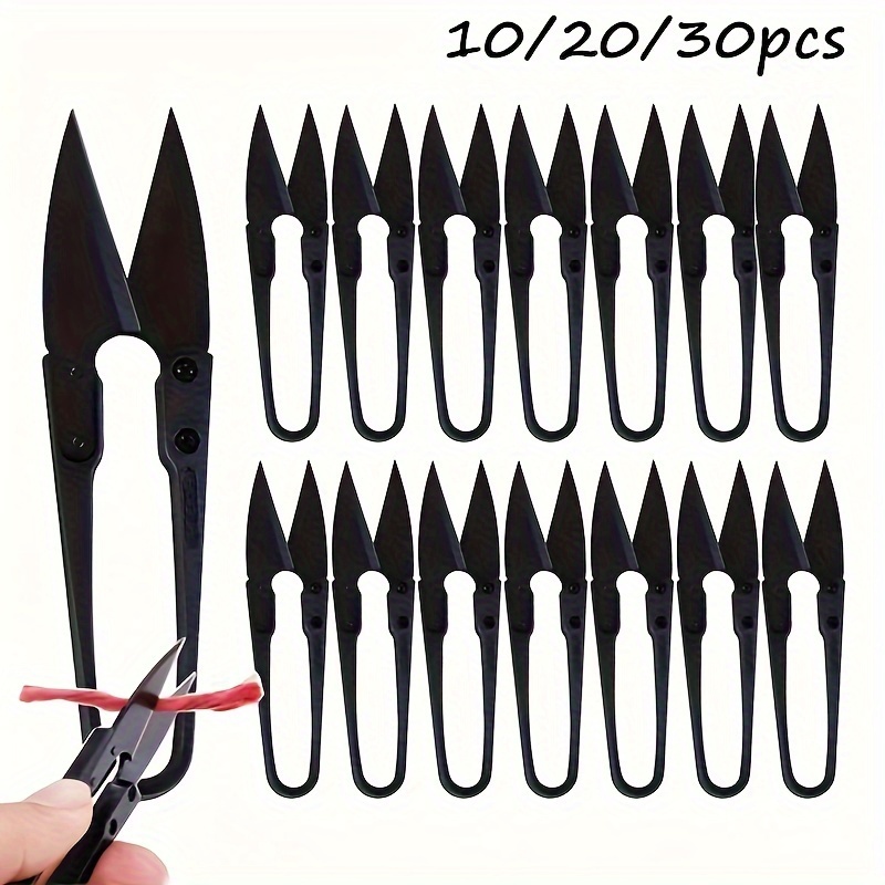 

30/20/10pcs Stainless Steel Thread - Sewing & Embroidery Scissors, Professional Tailoring Craft Tools, Portable Fabric Cutters