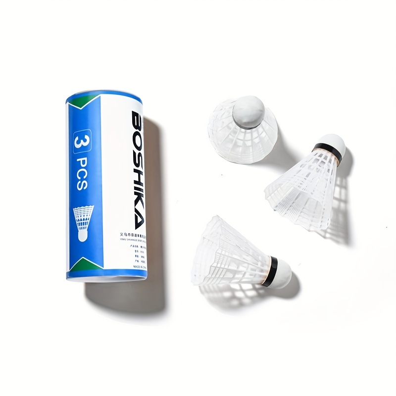 3pcs 6pcs nylon badminton shuttlecocks durable nylon balls for indoor ball control Product details 6