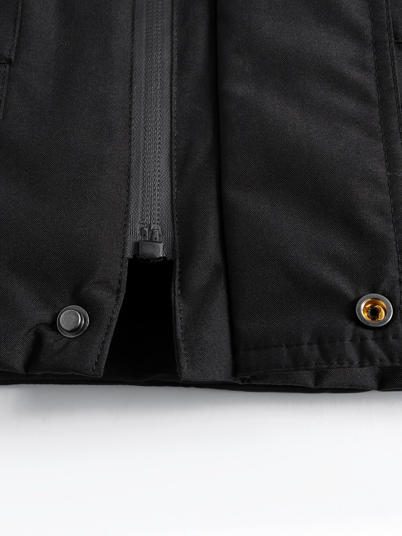 Men's Plus Size Mid-Length Padded Warm Jacket, Loose Fit