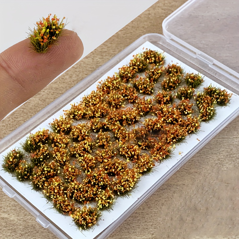 Irregular Flower Clusters (small Model Scenery, Decorative Simulation Static Architectural Sand Table Materials For Crafts)