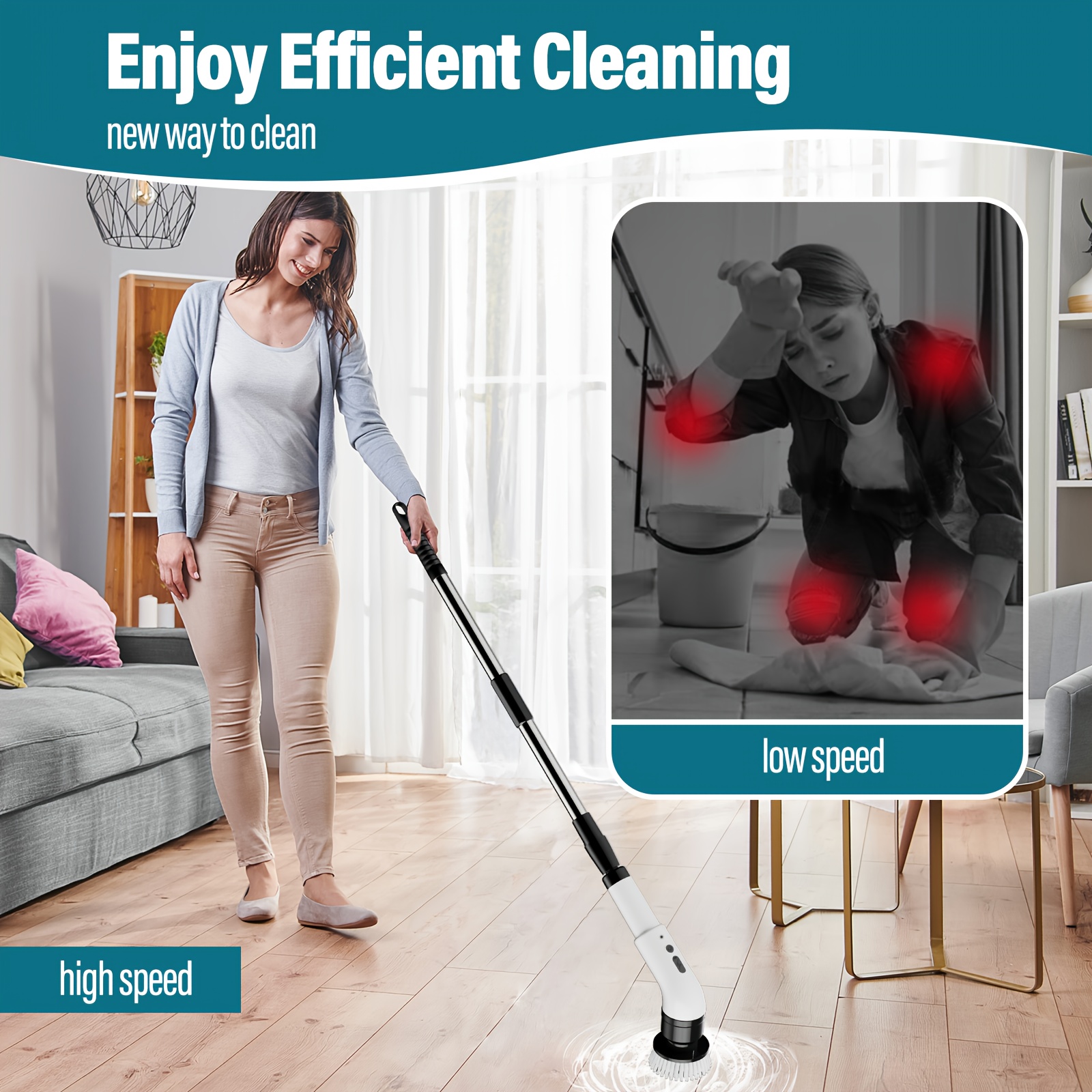 Electric Rotating Cleaning Brush