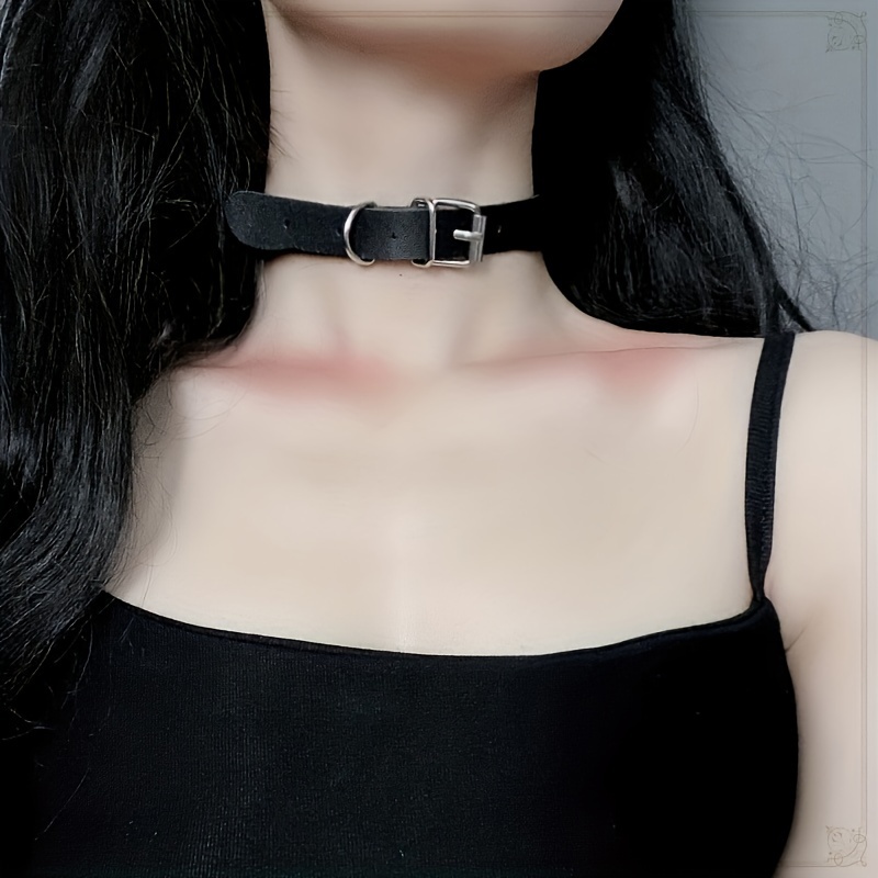 Women's Dark Lolita Rock Collar Goth Punk Necklace