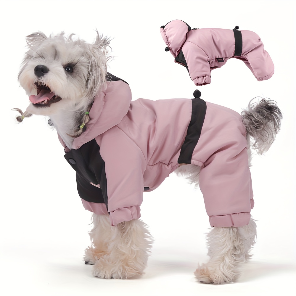Zunea Hundewinterjacke Mit Tarnmuster – Warme Baumwolljacke Für Kleine Hunde