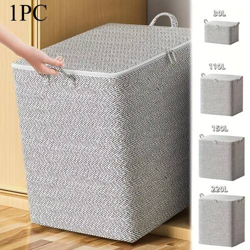 4pcs 1pc extra large zippered folding storage bags durable washable organizer for clothes blankets quilts ideal for home and car use zippered closure closet under bed storage248 under bed storage