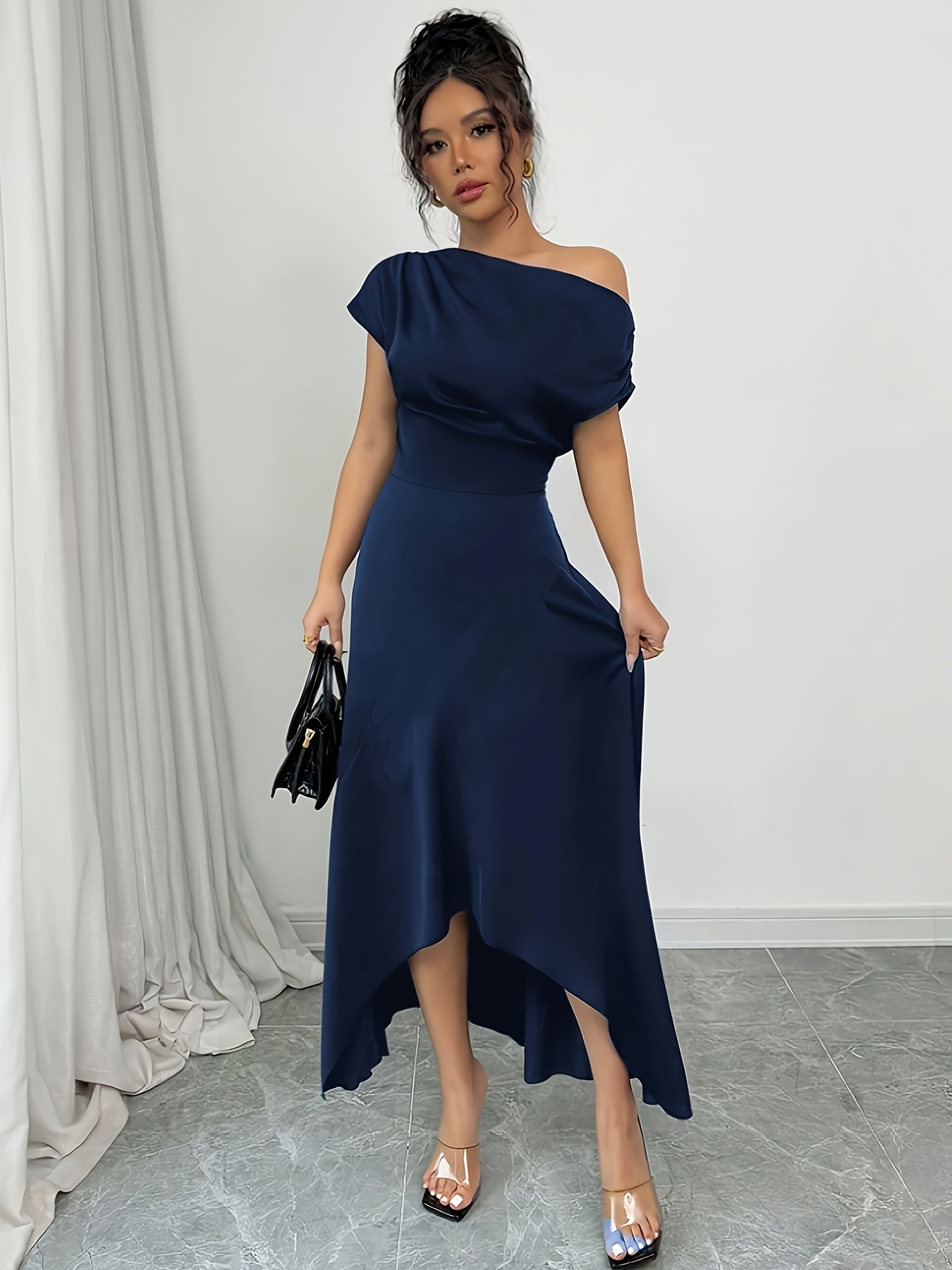 sachin and babi light blue dress Mocha Shirt Belted Dress Available.!, Sizes 6, 8, 10, 12, Model Size 12,  2,150zmw, #explorepage #fyp #igreels #dresses main image 1