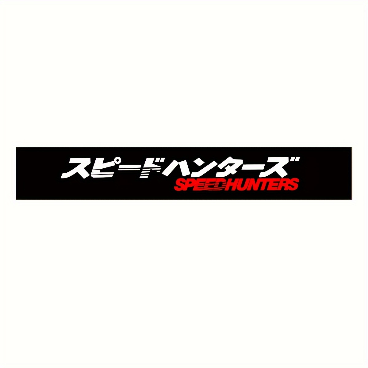 1pc Fashion Sticker Reflective Car Front Windshield Decal Weather-resistant