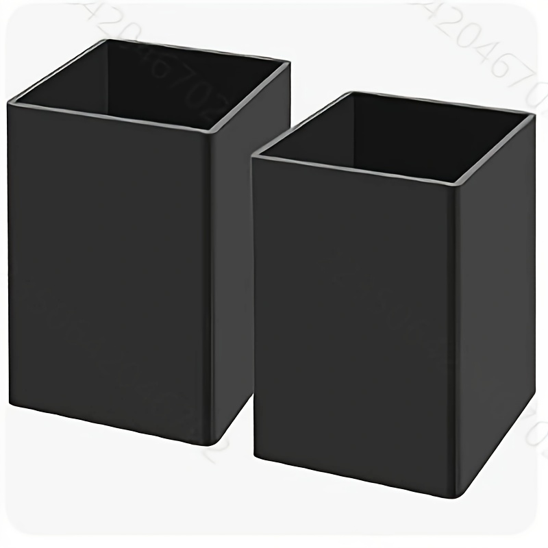 

Ensemble de 2 Porte-Stylos en Acrylique Noir NIUBEE, Organisateur de Papeterie pour Bureau, Accessoires de Bureau