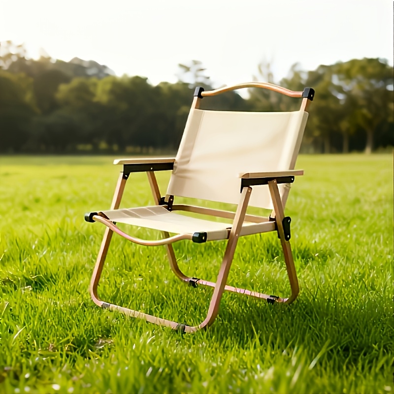   portable no   features sturdy frame and oxford cloth backrest ideal for outdoor camping hiking and summer lounging   relaxing in courtyards poolside   and gardens  