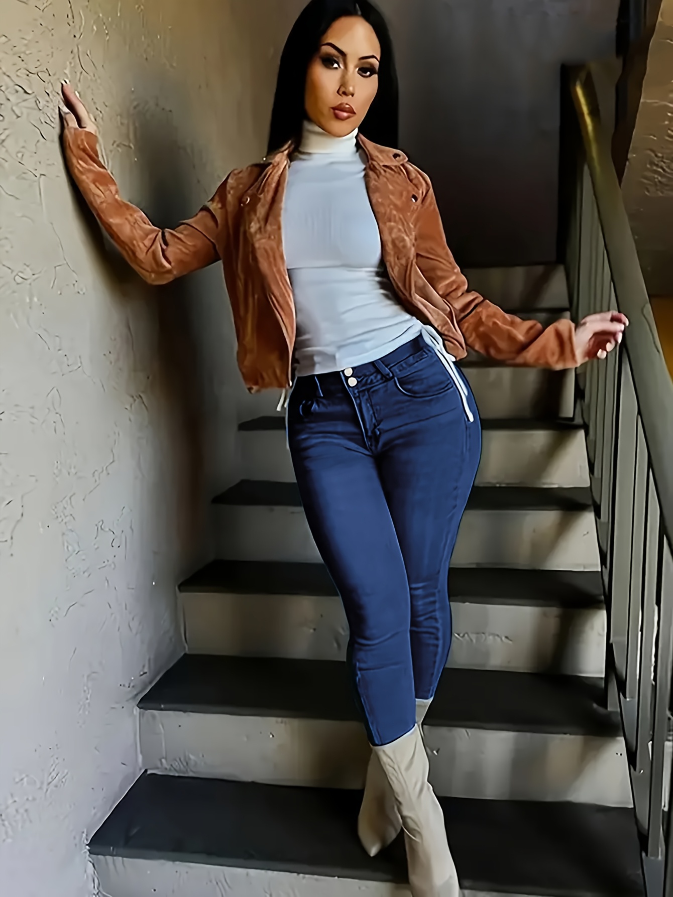 Skinny Tipo De Jeans Mujer Jeans Mujer Skinny Casual Celeste Sioux