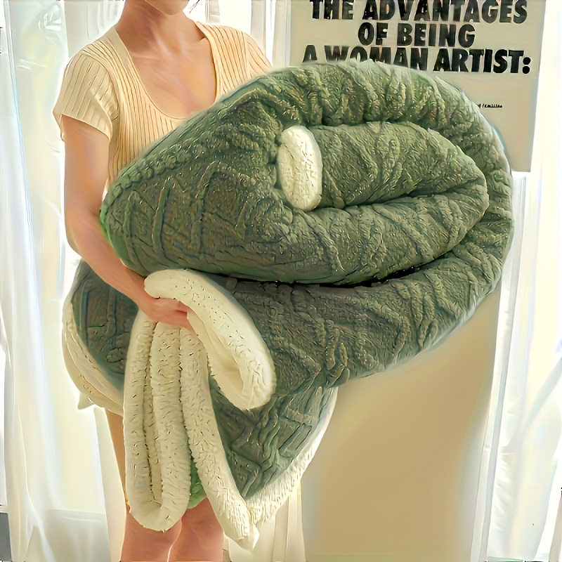 item picture 1pc Jacquard Sherpa Weighted Blanket Weighing 3.18 KG for Adults - Plush, Cozy, And Thickened Calming Blanket Designed for Maximum Comfort And Improved Sleep, Available in Six Sizes And Four Colors, Featuring High-Quality Sherpa Blankets