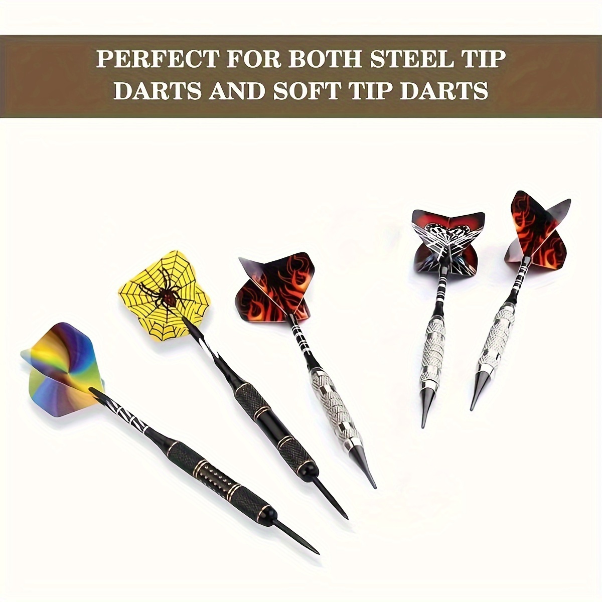 Assortiment van 90 dartflights