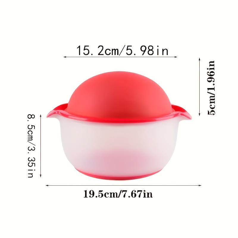 Silicone Pomegranate Peeler and Bowl Set, Food-Safe Plastic Pomegranate Deseeder, Easy Arils Removal Tool for Kitchen Use