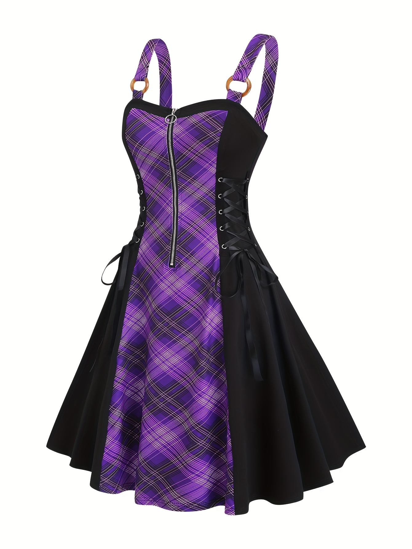 flannel dress sold on Temu United States
