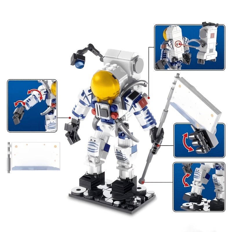 Space Astronaut Building Block Ornament, Fun Gift