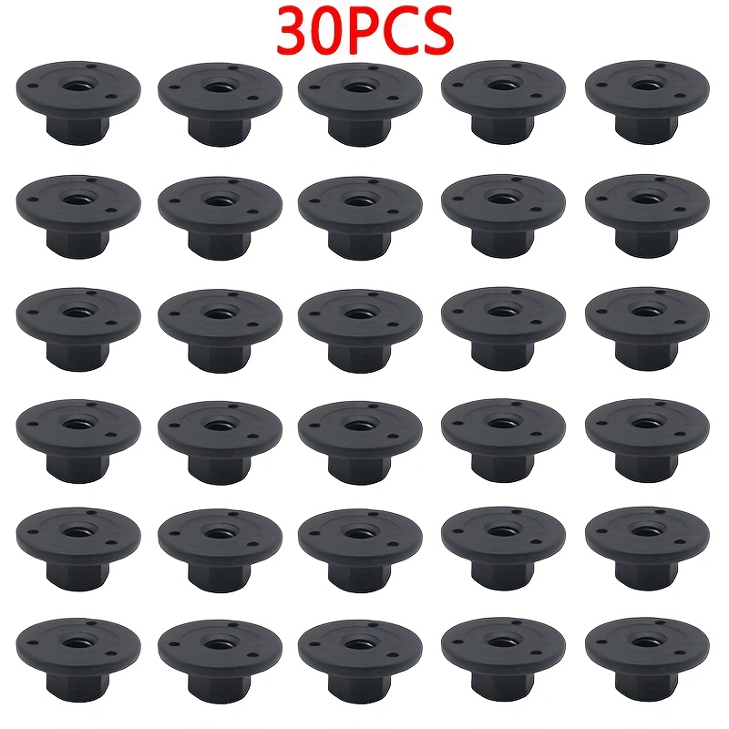 Image of 10/30 Set Car Bumper Clips Fasteners Compatible With For Vehicle Chassis Rear Bumper Clips And Self-tapping Arc Washers
