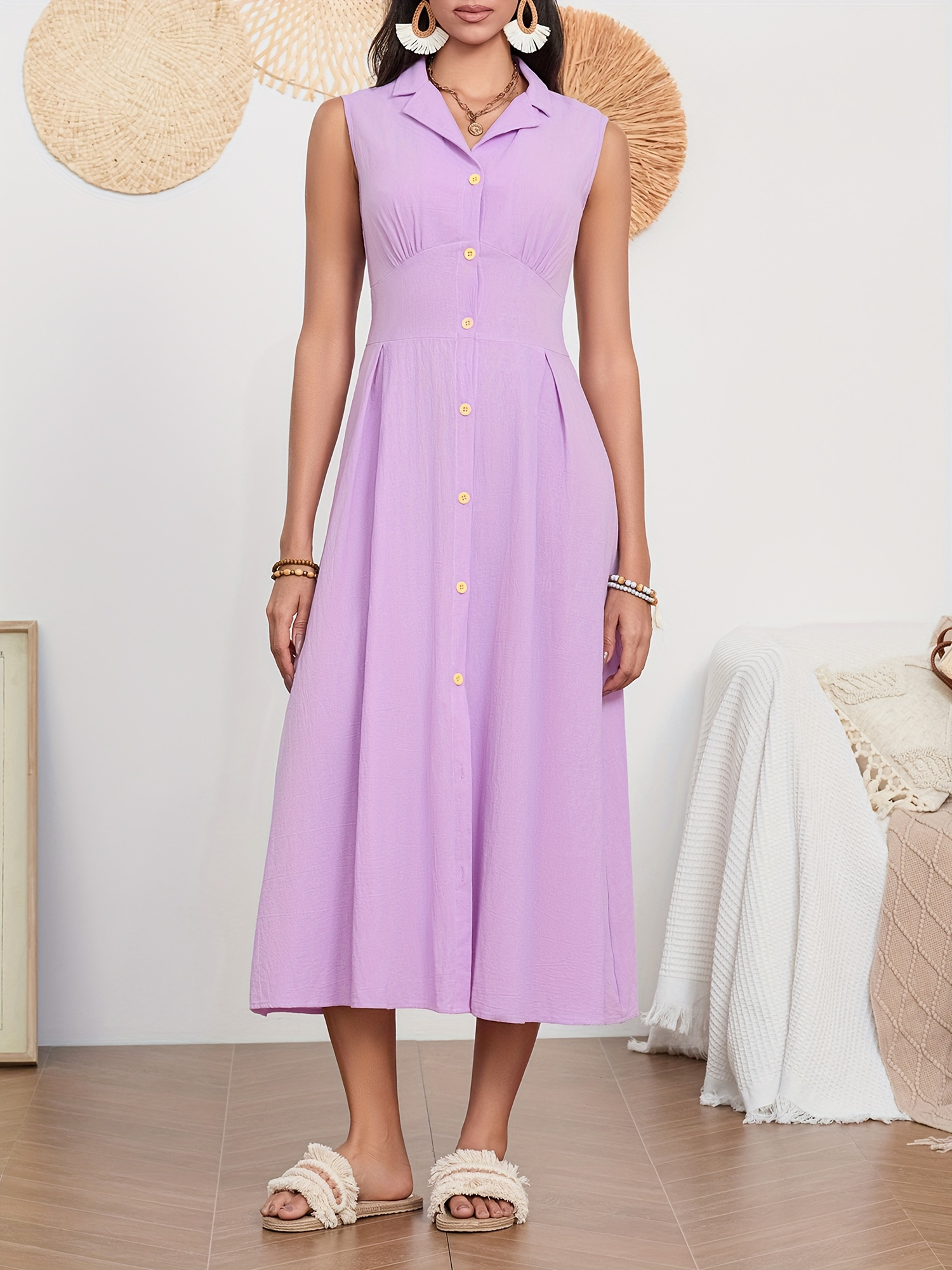 long dress casual formal Black Maxi Dress with Pockets main image 0