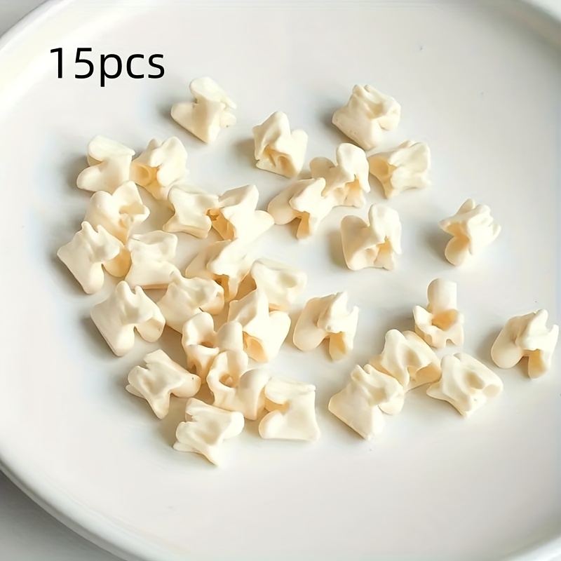 15pcs Bone Additions, For Bracelet Spacer Beading Materials, Pure Handmade Beading Creative Craft