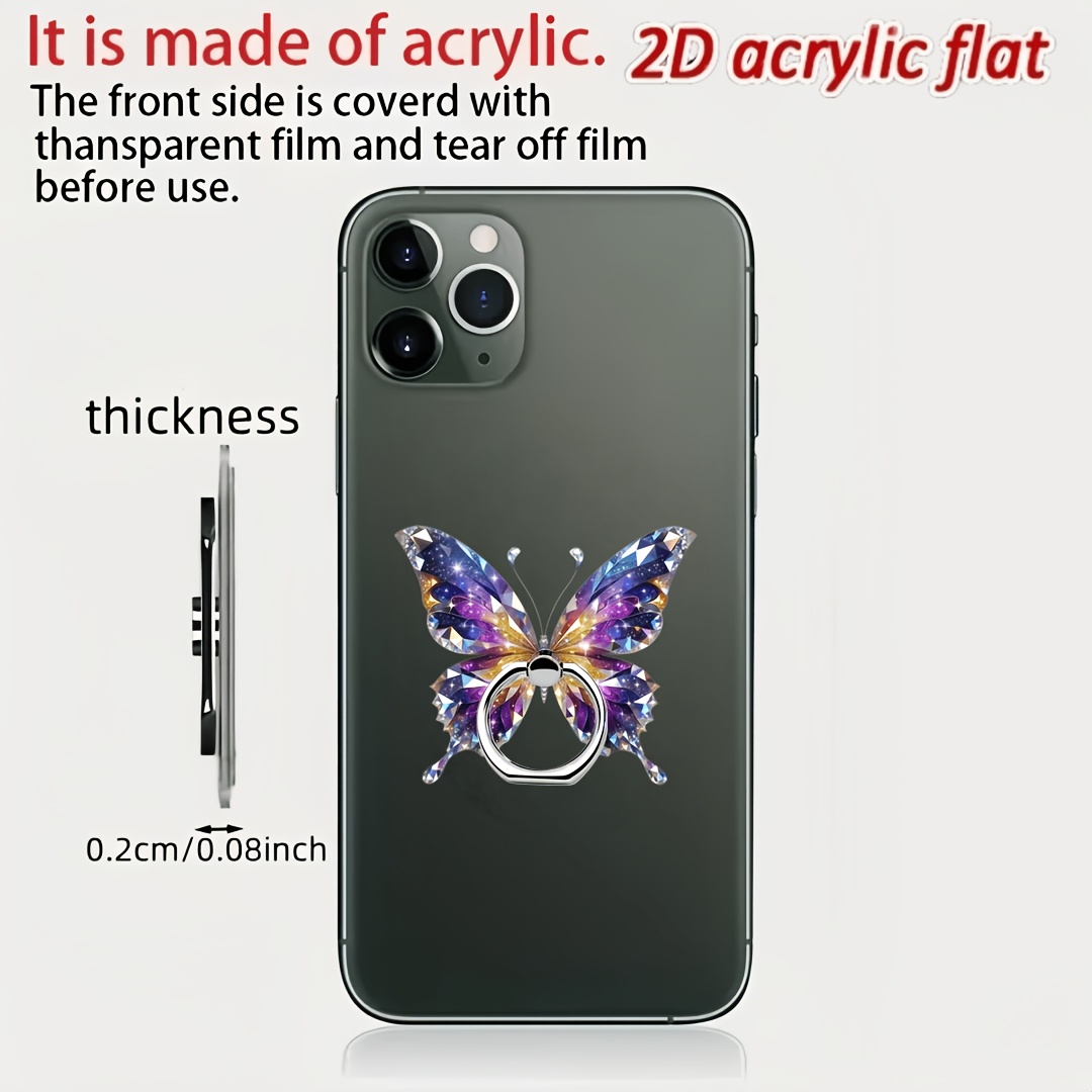 TEMU 2d Flat 1pc Map 360 Rotating Mobile Phone Bracket, Anti-drop Mobile Phone Bracket, Tablet Bracket, Game Machine, Etc., 2d Flat